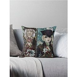 Bloodborne Gehrman & Maria Throw Pillow