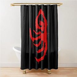 Bloodborne - Beast's Embrace Rune Shower Curtain