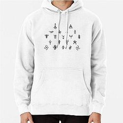 Bloodborne Runes (Black) Pullover Hoodie