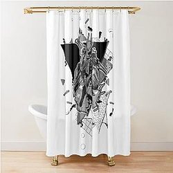 Hunter - Bloodborne *90s graphic design* Shower Curtain
