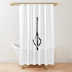  Bloodborne Hunters Mark Shower Curtain
