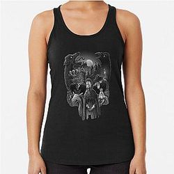 Bloodborne Skull Racerback Tank Top
