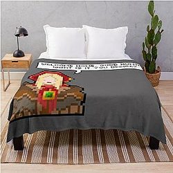 Bloodborne Doll - Welcome home good hunter Throw Blanket