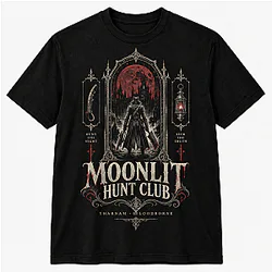 Bloodborne Moonlit Hunt Club Shirt NTT2209 Bloodborne T-Shirts