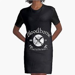 Bloodborne Crest  	 Graphic T-Shirt Dress