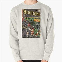 Bloodborne - comic cover Pullover Sweatshirt