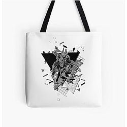 Hunter - Bloodborne *90s graphic design* All Over Print Tote Bag