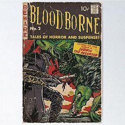 Bloodborne - comic cover fan art Poster