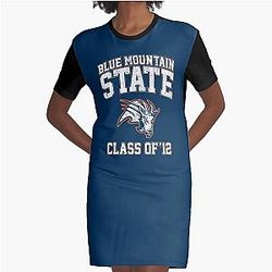 Blue Mountain State Graphic T-Shirt Dress