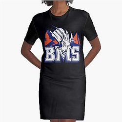BMS Blue Mountain State Graphic T-Shirt Dress