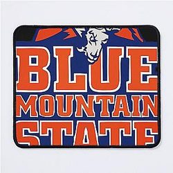 Retro Blue Mountain State Mouse Pad