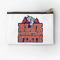 Retro Blue Mountain State Zipper Pouch