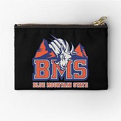 BMS Blue Mountain State Zipper Pouch