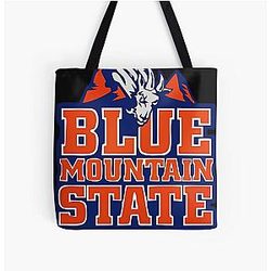 Retro Blue Mountain State Tote Bag