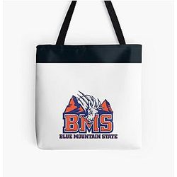 Blue Mountain State Graphic T-Shirt, Christmas, Halloween, Fathers Day, Mothers Day All Over Print Tote Bag
