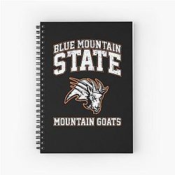 Blue Mountain State Mountain Goats Spiral Notebook