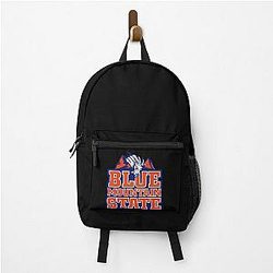 Retro Blue Mountain Backpack