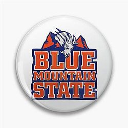 Blue Mountain Retro State Pin