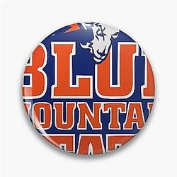 Retro Blue Mountain State Pin