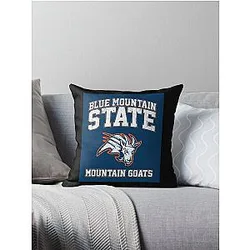 Blue Mountain State Goats Throw Pillow