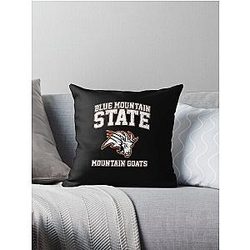 Blue Mountain State Mountain Goats Throw Pillow