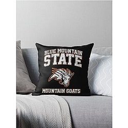 Blue Mountain State Mountain Goats Throw Pillow
