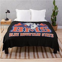 BMS Blue Mountain State Throw Blanket