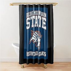 Blue Mountain State Mountain Goats Shower Curtain