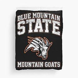 Blue Mountain State Mountain Goats Duvet Cover