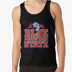 Retro Blue Mountain State Tank Top