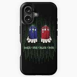 Take The Blue Box iPhone Tough Case