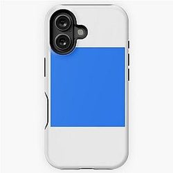 Simple Blue Box iPhone Tough Case