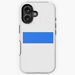 Simple Blue Box iPhone Tough Case