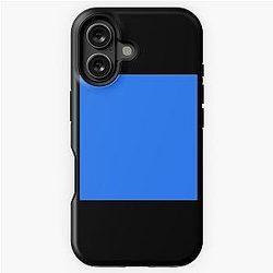 Simple Blue Box iPhone Tough Case