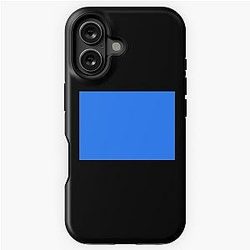 Simple Blue Box iPhone Tough Case