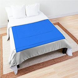 Simple Blue Box Comforter