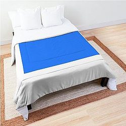 Simple Blue Box Comforter