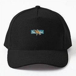 Fox Fennec Adorable Blue Box Baseball Cap