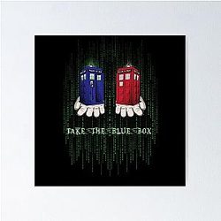 Take The Blue Box Poster