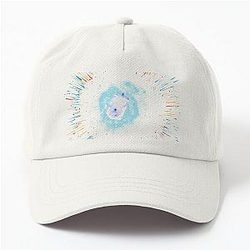 Blue box in space Dad Hat