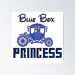 Blue Box Princess Poster