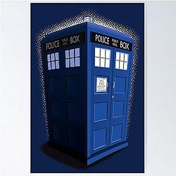 Blue Box Toon Poster
