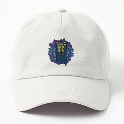 Blue box in Space  Dad Hat