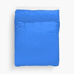 Simple Blue Box Duvet Cover