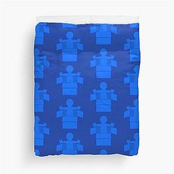 Man in a blue box Duvet Cover
