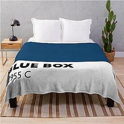 Big Blue Box - 2955C Throw Blanket