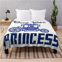Blue Box Princess Throw Blanket