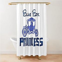 Blue Box Princess Shower Curtain