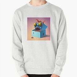 The Slimey Blue Box in a Blue Box Pullover Sweatshirt
