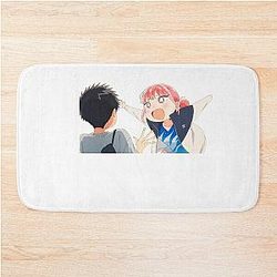 chibi hana blue box ,blue love Bath Mat